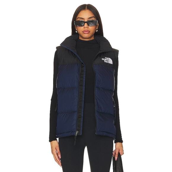 The North Face 1996 Retro Nuptse Vest Summit Sleeveless Navy Women's Size XS NWT - Picture 1 of 13
